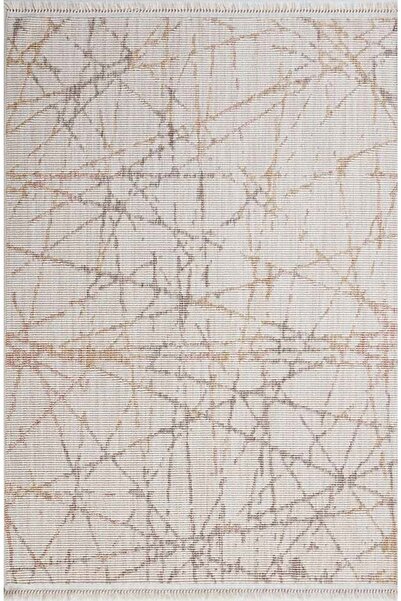 GÜMÜŞSUYU Deco Point 15765 Bej Antitoz Geometrik Dekoratif Polyester Pamuk Yı...