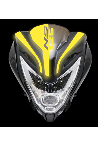YAMANB Pulsar Ns 125 Compatible Front Windshield Ns 125 Head Sticker REFLECTI...