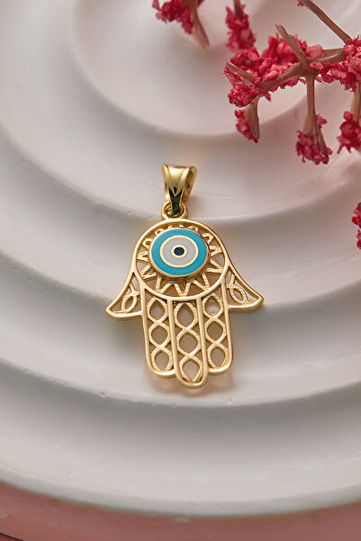 MİLET KUYUMCULUK 14 Ayar Altın Mineli El Kolye Ucu