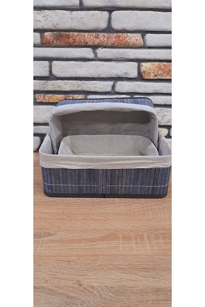 umut züccaciye bamboo foldable rectangular basket