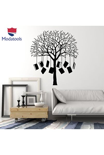 Modatools Çocuk Odası Duvar Sticker Kitap Ağacı Ev Kütüphane Okuma Köşesi Oku...