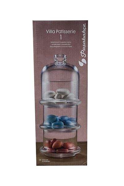 Paşabahçe Villa Patisserie Small Size 3 Layer Dragee, Cookie Holder 96986