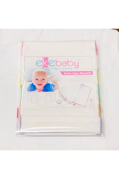 Ekebaby Luxury Combed Cotton Baby Set of 6 Mouth Wipes