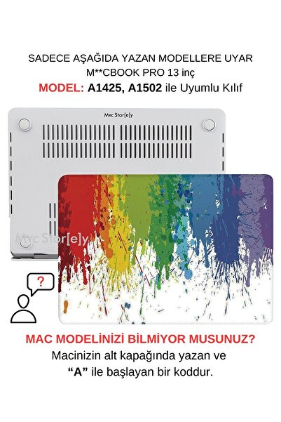 Mcstorey Macbook Pro Kılıf 13inç (ESKİ USB HDMI'LI MODEL 2012-2015) A1425 A15...