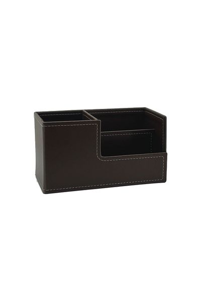 inn design Кожен органайзер за моливи Beyoğlu от серията Coffee - 11x20x9.5 см DD-1216