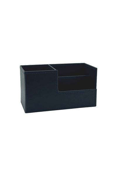 inn design Кожен органайзер за химикалки Beyoğlu Series, тъмносин, 11x20x9.5 см