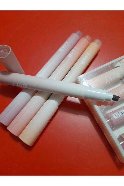gebzeli phosphorescent pencil set 4 pcs soft (pastel) ORANGE-CREAM TONES