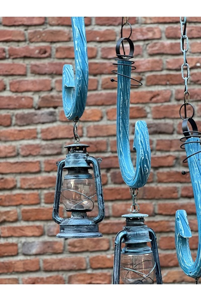 ALLİ HOME Tasarım Ahşap 3'lü Sarkıt Avize