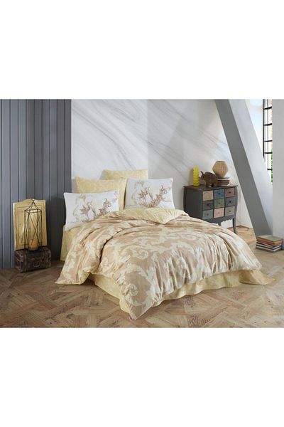 Hobby Avangarde Cream - Double Ranforce Duvet Cover Set