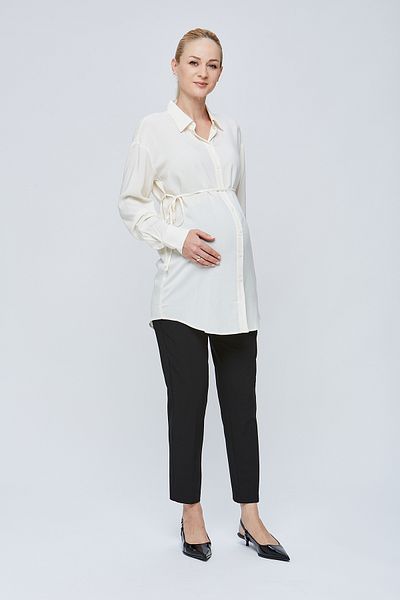 Motherway Maternity Fabric Cigaret Pants