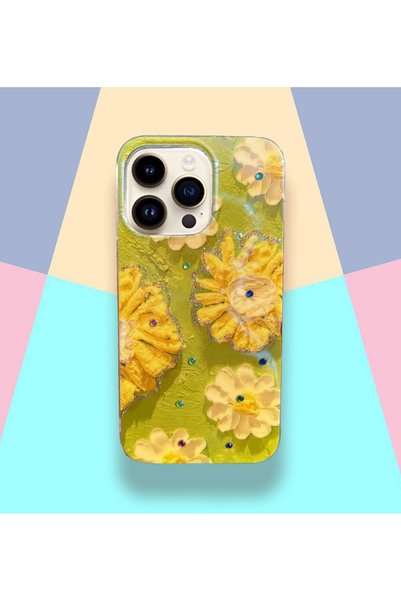 Miscase حافظة هاتف زهور منقوشة ثلاثية الأبعاد متوافقة مع هاتف iPhone 13 PRO