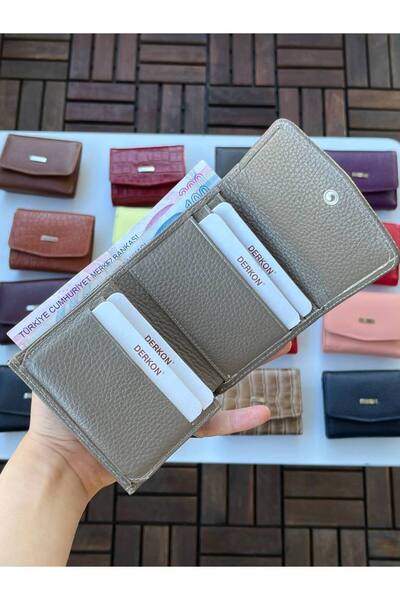 DERKON ΜΙΚΡΟ ΧΡΗΣΙΜΟ ΜΟΝΤΕΛΟ CASSY ΠΟΡΤΟΦΟΛΙ 100% ΓΝΗΣΙΟ ΔΕΡΜΑ ΒΙΖΟΝ