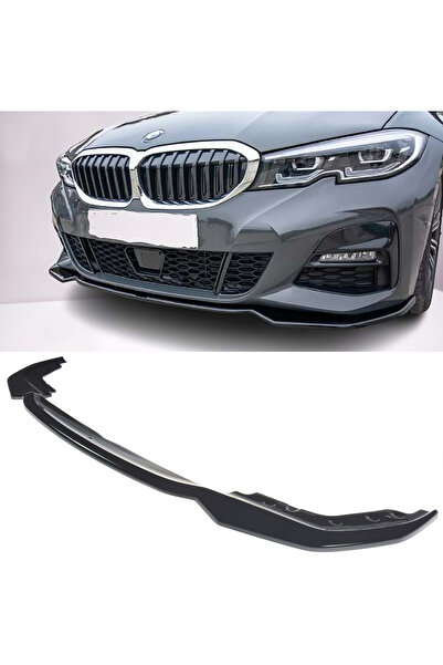HasAkman Bmw G20 Uyumlu Ön Lip Parlak Siyah Piona Black Ön Ek