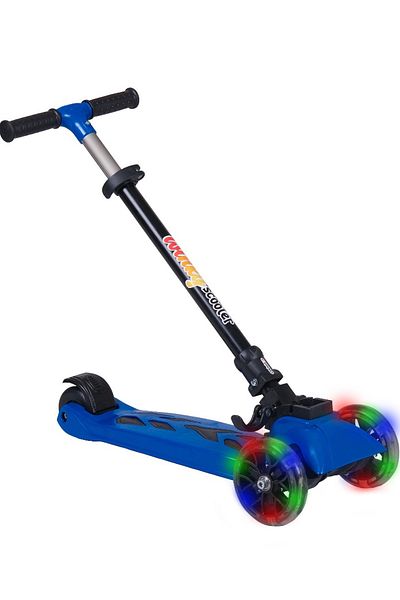 Scooter Winky LED Lighted 3 Wheel Foldable 5-9 years max 90 kg carrying capacity 3 stage scooter