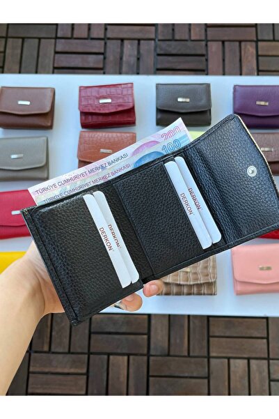 DERKON ΜΙΚΡΟ ΧΡΗΣΙΜΟ ΜΟΝΤΕΛΟ CASSY 100% ΓΝΗΣΙΟ ΔΕΡΜΑ ΜΑΥΡΟ ΠΟΡΤΟΦΟΛΙ