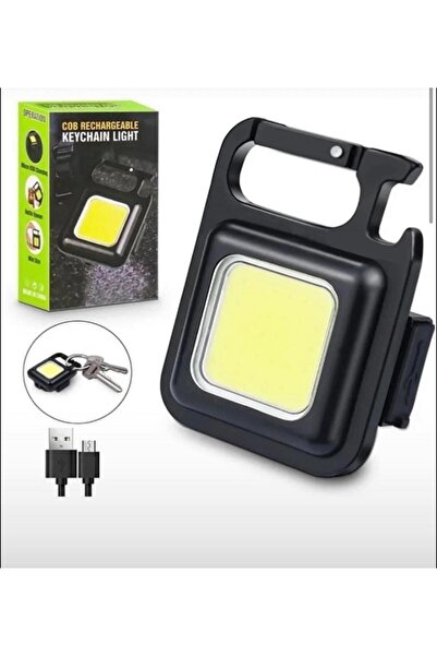 AGUILAS Mini Led Anahtarlık El Feneri Flash Mıknatıslı Su Geçirmez Şişe Açaçaklı