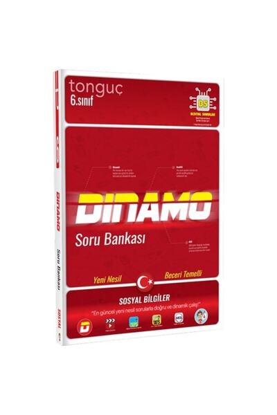 Tonguç Yayınları Tonguç 6. Sınıf Dinamo Sosyal Bilgiler Soru Bankası / 2022