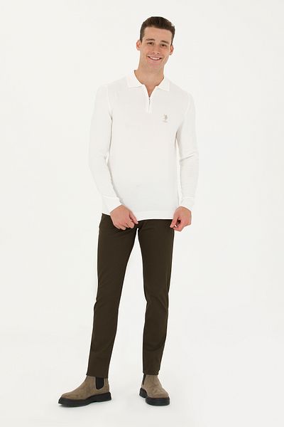 U.S. Polo Assn. ΒΑΣΗ. POLO ΑΝΔΡΙΚΟ ΑΘΛΗΤΙΚΟ SLIM FIT CHINOS ΠΑΝΤΕΛΟΝΙ G081GL078.000. 1728006   ΜΙΧΕΛ