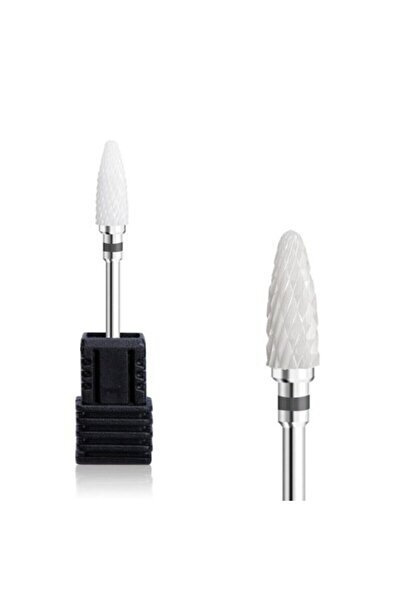 Full Beauty Siyah Seramik Freze Uç Törpü Makine Uc Manikür Ceramic Nail Drill...