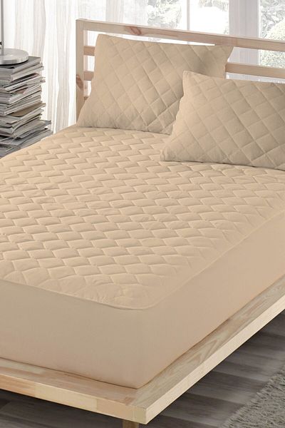ELY PARKER Colored Sheet and Pillow Mattress - Liquid Proof, 100% Cotton (Total 3 Pieces)