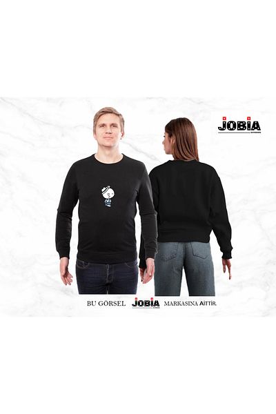 Jobia Outdoors Γυναικεία Ανδρικά Hello Kitty And Daniel Printed Lover Combination Crew Neck 3 νήματα ράστερ 2 λίτρων