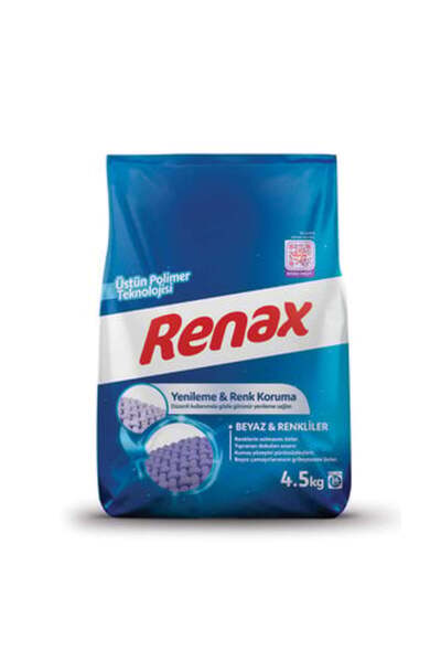 RENAX Beyaz ve Renkliler İçin Matik Deterjan 4.5Kg ( 5 ADET )