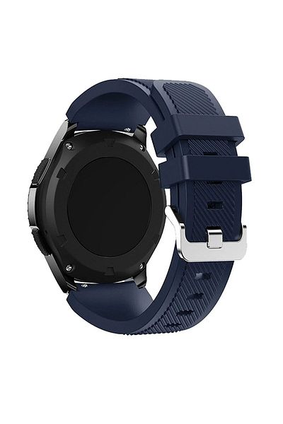 Dolia Huawei Watch 4 / Watch 4 Pro 46 Mm Compatible Silicone Band Sport Striped Flexible Design Bracelet