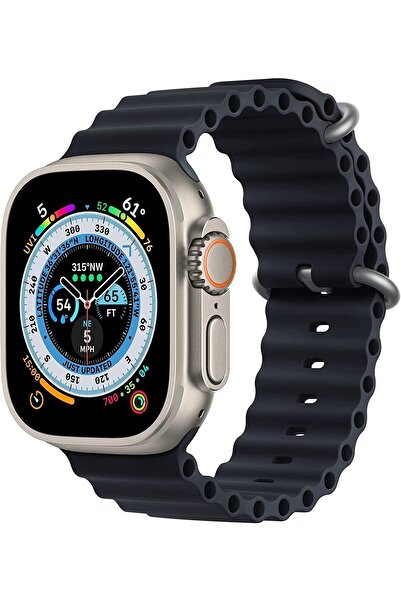 BNS TEKNOLOJİ Apple Watch Series 2/3/4/5/6/7/8/se/Ultra Ocean مشبك معدني سوار...