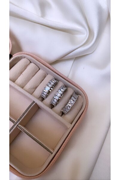 Accessories Su Yolu Ayarlanabilir Zirkon Yüzük