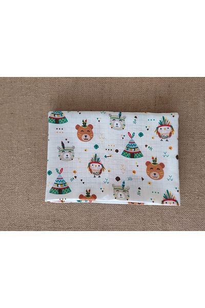 Alpıno MUSLIN COVER Alpinobaby 100% COTTON (110 cm*110 cm)
