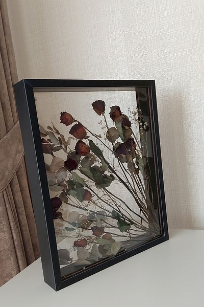 Verda Çerçeve 40x50 Cm Reversible Deep Rose Frame!Bridal Bouquet Frame!