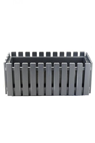 Genel Markalar POLİWORK AKASYA ÇİT BALKON SAKSI ANTRASİT 60CM