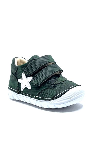GOOFY Leather Orthopedic Sole Star Detailed Baby Boy First Step Shoes