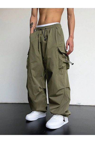 DENOKMODA MEN'S BAGGY PANTS