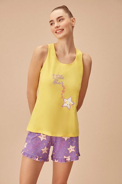 SUWEN Set pantaloni scurți Bella - STAR PRINTED