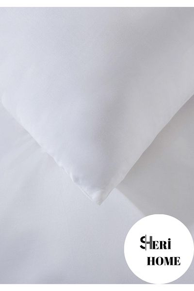 Sheri Home Tekstil Cotton 50x70 White Inner Lining, Zippered Pillow Case, 5-Piece Pillow Mattress NEWSHE8820