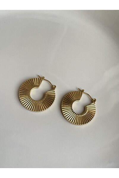 Lavian Accessories Yelpaze Tasarım Halka Küpe