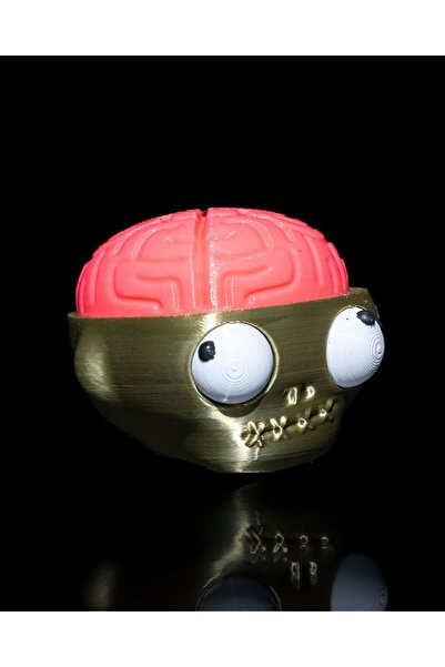 TuransoyCraft Cadılar Bayramı Zombi Tütün Öğütücü Grinder 5CM