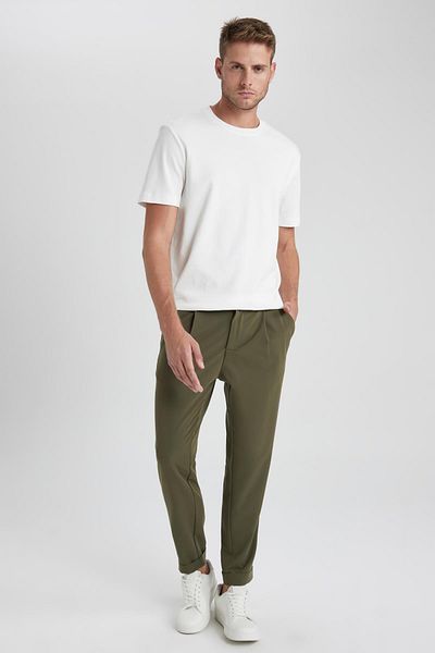 DeFacto Crop Straight Leg Trousers A9061ax23hs