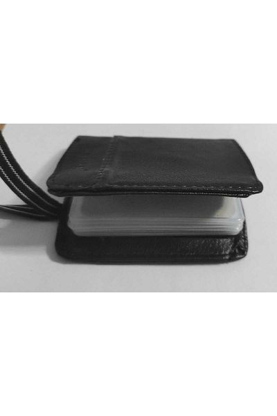 firdevsi hobi Vertical Elastic Transparent Card Holder Wallet