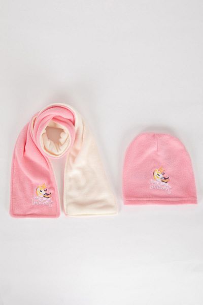 DeFacto Set beanie din 2 piese pentru fetiță, din lână B4388a523wn