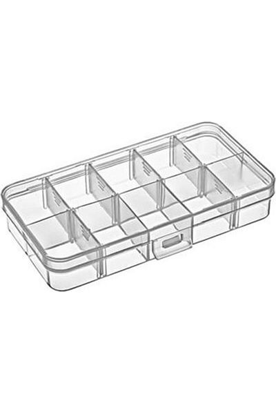 Hayal Sepeti 10 Compartment Organizer Box with Lid 132x69x22 mm