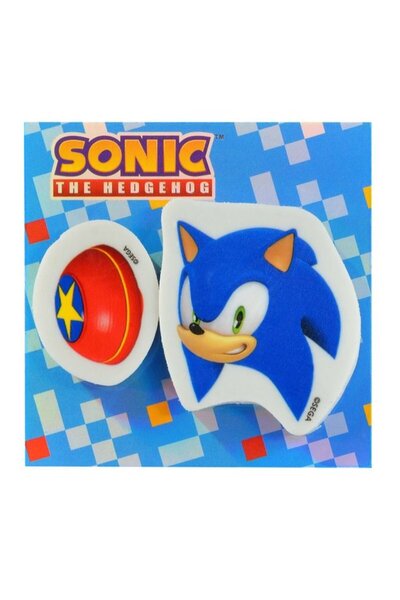 SEGA Goma de șters în formă de Sonix, pachet de 2 (24X16)*16