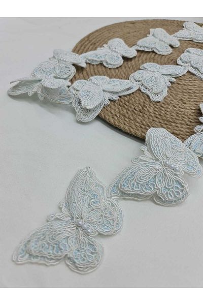 Esteks Dantel ve Tekstil Aksesuarları Ribbon Butterfly Lace 1 meter 12 motifs