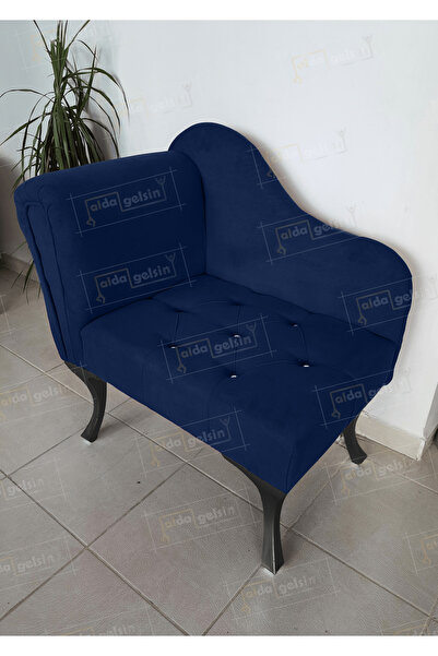 aldagelsin Yeni Model Tekli Köşe Koltuğu Josefin Bench Siyah Ayak