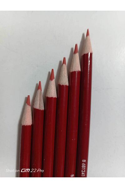 Adel red pencil (6 pieces)