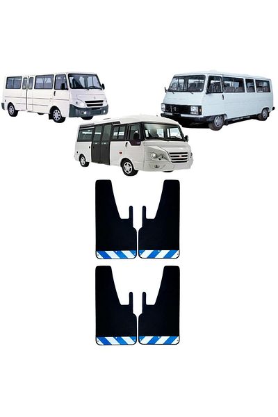 Yeni Dünya Peugeot J9 - J10 Blue-White Highlighter 4 Pieces Mudguard Fender Dust Cover PEU0FX02303