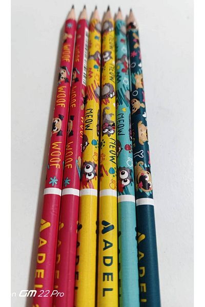 Adel CAT-DOG pencil (6 pieces)