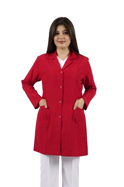 SEZA TEKSTİL Κόκκινη ποδιά εργασίας Οικονόμος Τσαγιοποιός Εργοστάσιο Ξενοδοχε...