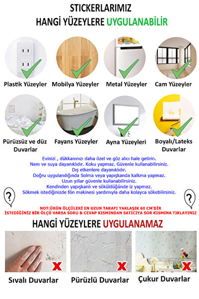 Modatools Müzik Odası Duvar Sticker Müzik Aletleri Gitar Severler Davul Flüt Keman Trompet Çıkartmaları
